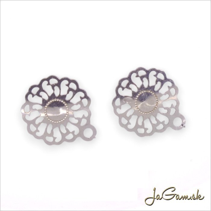 Náušnicové puzety 13mm CHIRURGICKÁ OCEĽ, 2ks (CH1689)